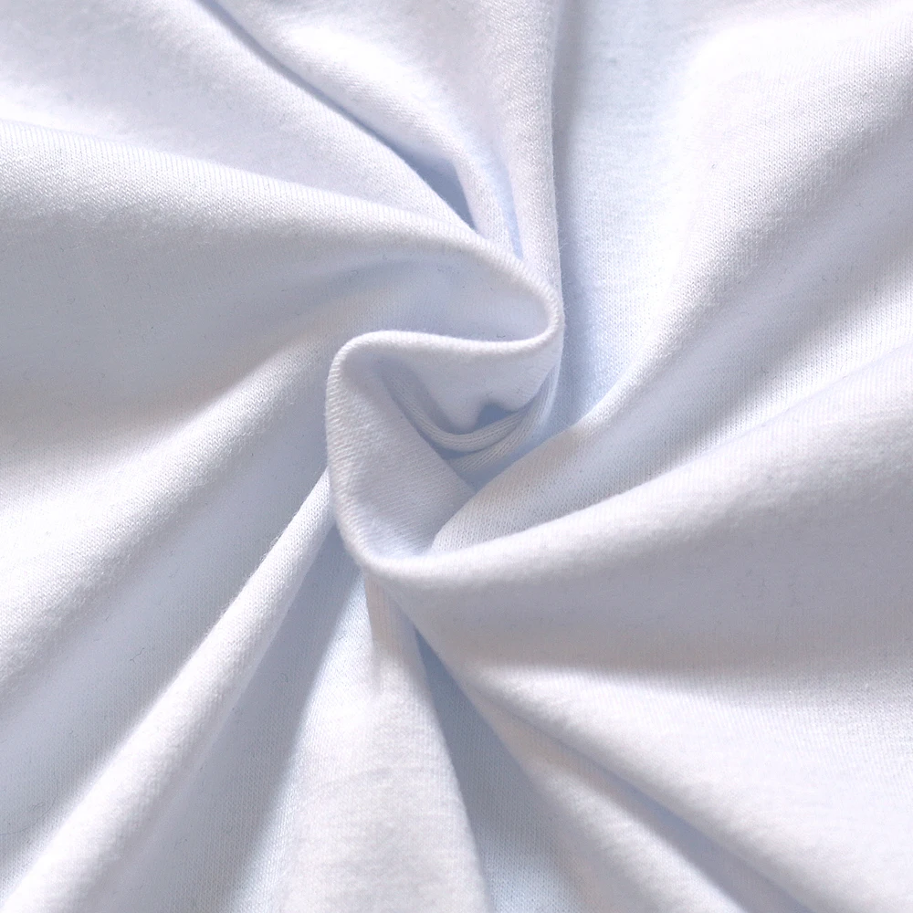 Basic White T Shirts for Kids Boys Girls 2 to 3 4 5 6 7 8 9 10 11 12 13 14 Years 100% Cotton Long Sleeve Plain Children Clothes - Image 2